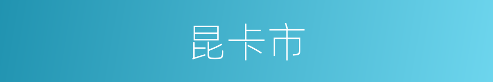 昆卡市的同义词