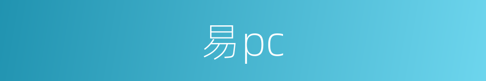 易pc的同义词