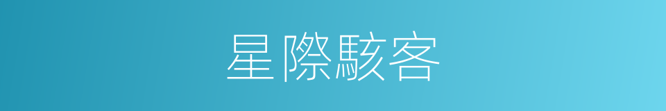 星際駭客的同義詞