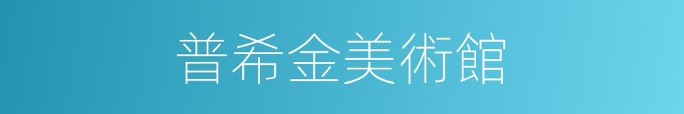 普希金美術館的同義詞