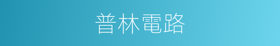 普林電路的同義詞