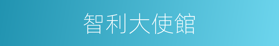 智利大使館的同義詞
