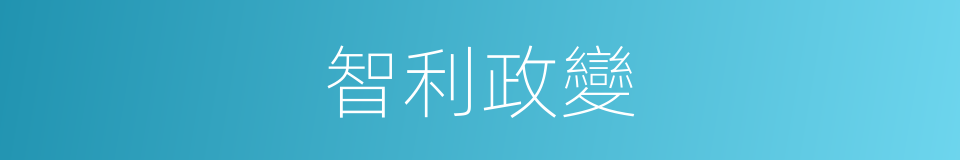 智利政變的同義詞