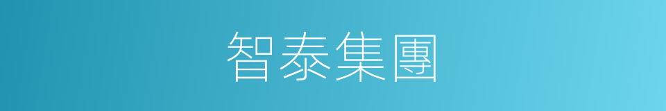 智泰集團的同義詞
