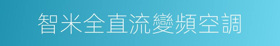 智米全直流變頻空調的同義詞