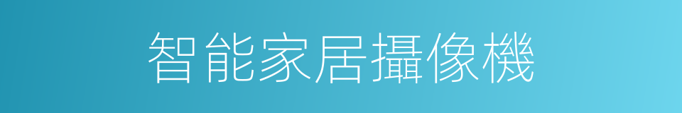 智能家居攝像機的同義詞
