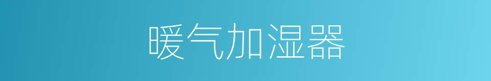 暖气加湿器的同义词