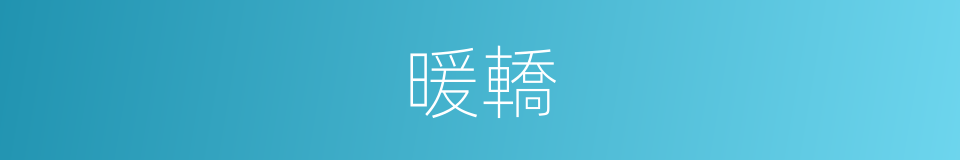 暖轎的意思
