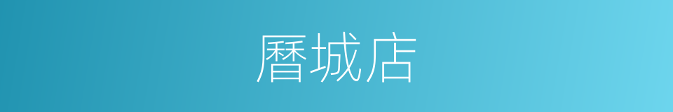 曆城店的同義詞