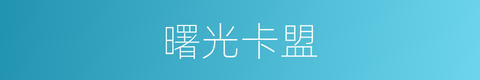 曙光卡盟的同义词