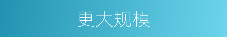 更大规模的同义词