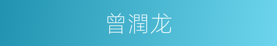 曾潤龙的同義詞