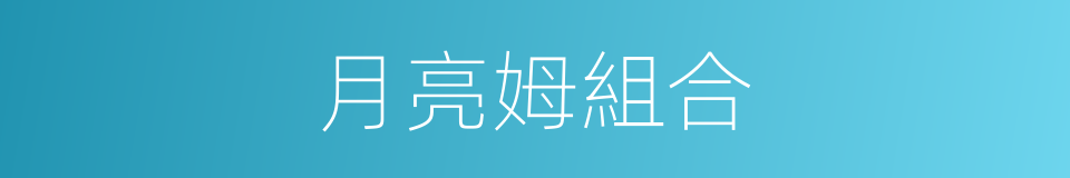 月亮姆組合的同義詞