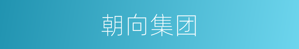 朝向集团的同义词