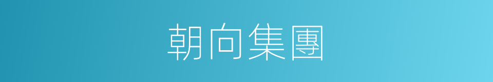朝向集團的同義詞