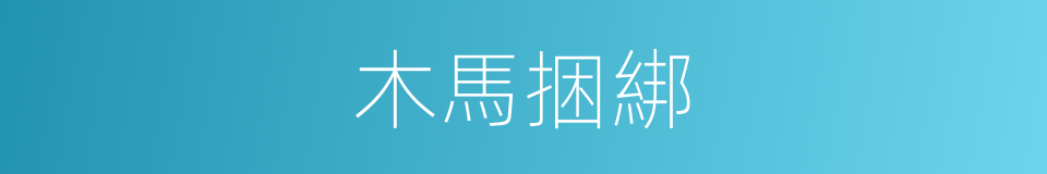 木馬捆綁的同義詞