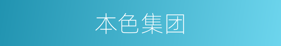 本色集团的同义词