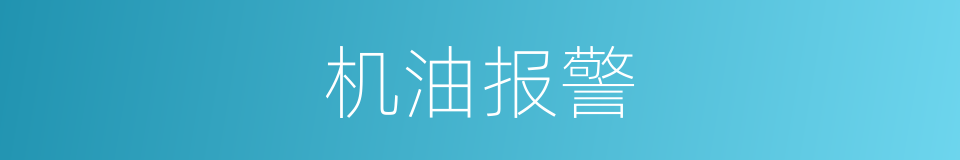 机油报警的同义词