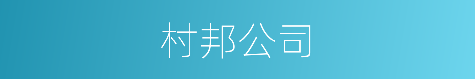 村邦公司的同义词