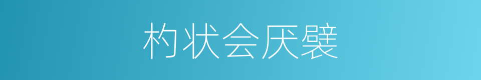 杓状会厌襞的同义词