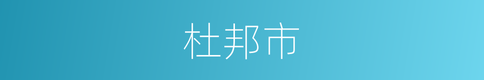 杜邦市的同义词