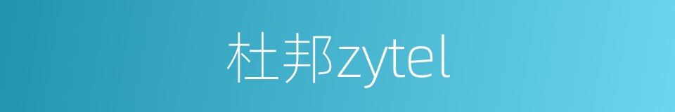 杜邦zytel的同义词