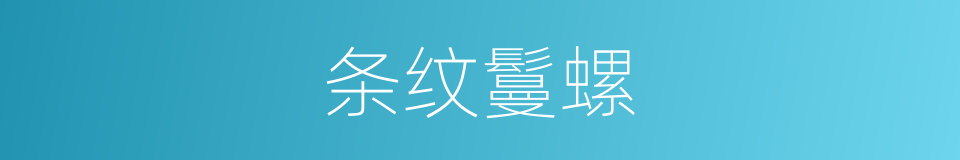 条纹鬘螺的同义词