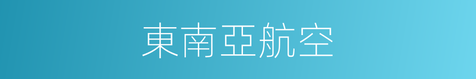 東南亞航空的同義詞