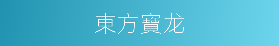 東方寶龙的同義詞
