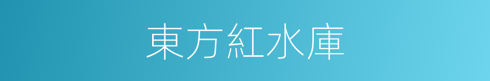 東方紅水庫的同義詞