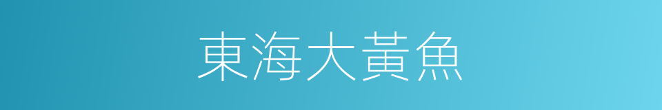 東海大黃魚的同義詞