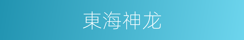 東海神龙的同義詞