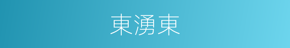 東湧東的同義詞