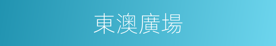 東澳廣場的同義詞
