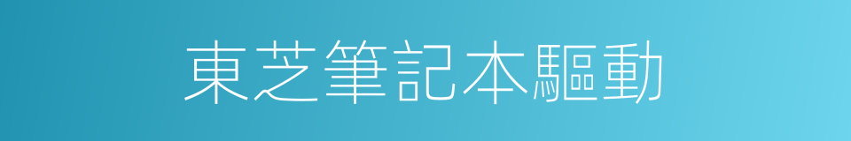 東芝筆記本驅動的同義詞