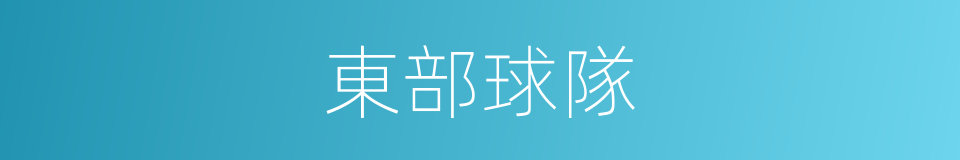 東部球隊的同義詞