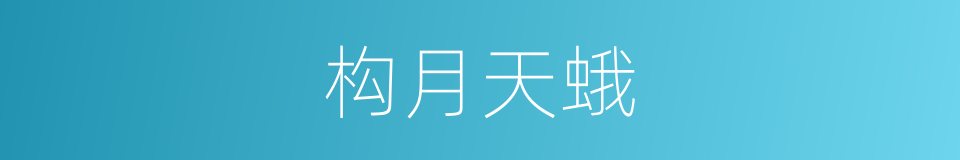 构月天蛾的同义词