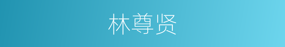 林尊贤的同义词