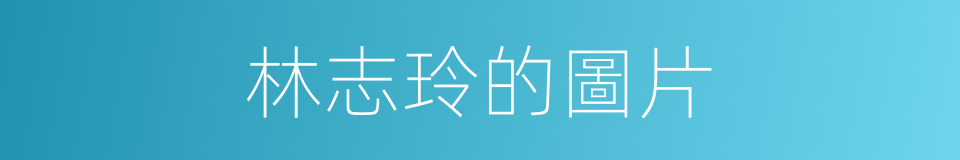 林志玲的圖片的同義詞