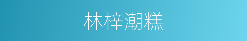 林梓潮糕的同义词