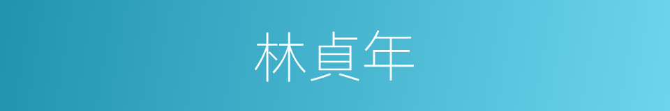 林貞年的同義詞