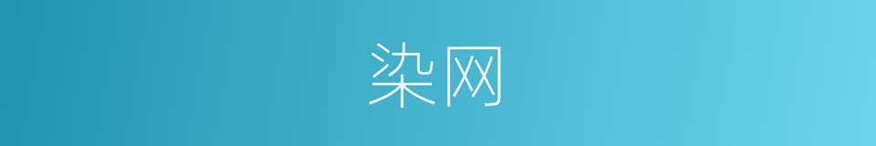 染网的意思