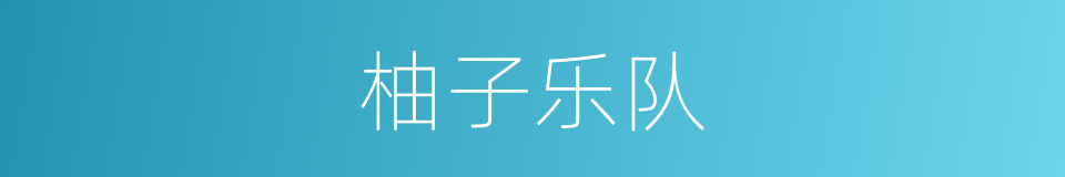 柚子乐队的同义词