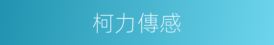 柯力傳感的同義詞