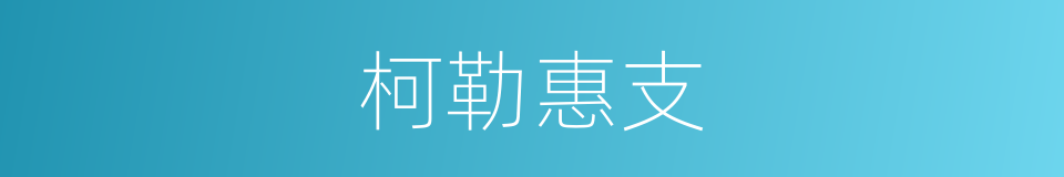 柯勒惠支的同义词