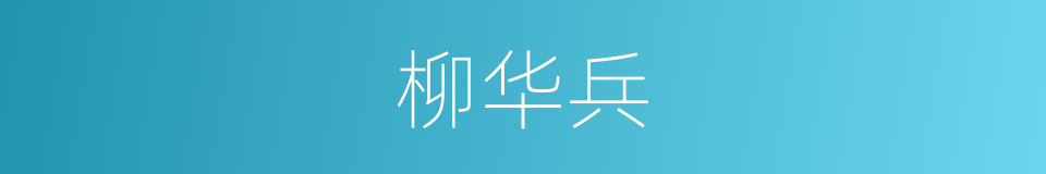 柳华兵的同义词