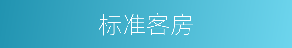 标准客房的同义词