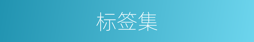 标签集的同义词