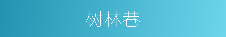 树林巷的同义词