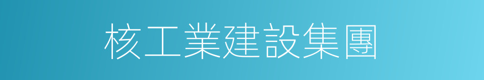 核工業建設集團的同義詞